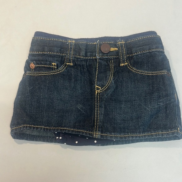 GAP - Blue Denim Mini Skirt/skort with Fitted Waistband - Picture 1 of 4